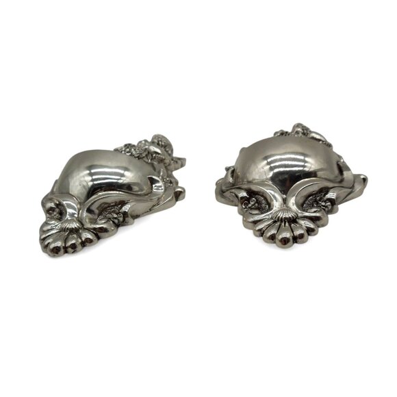 Holy Water WALL FONT silver resin cherub angel Set Victorian Inspired 5.1" - Picture 6 of 11